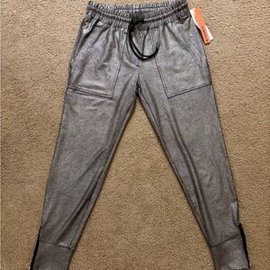 Standing Tree Silver Side-Zip Sweatpants | NET